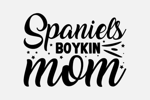 Boykin Spaniel Mom SVG: Crafts & Graphics