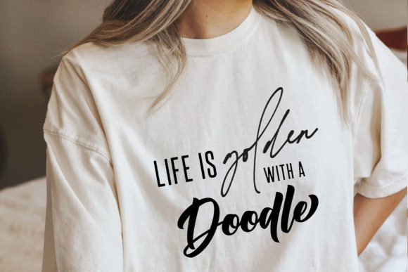 Life is Golden Dog Mom Graphics for Crafts