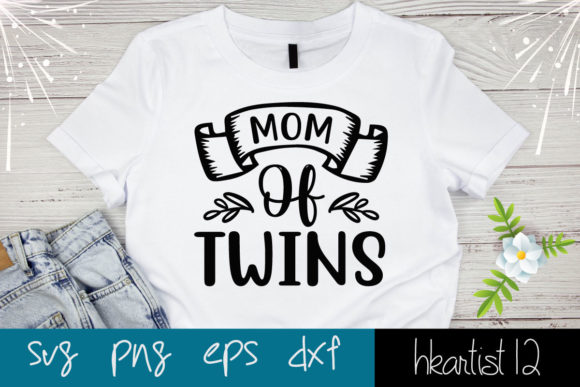Mom of Twins SVG: Graphics for Crafts