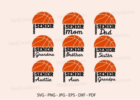 Senior Basketball Svg 2022 Mom Graphics